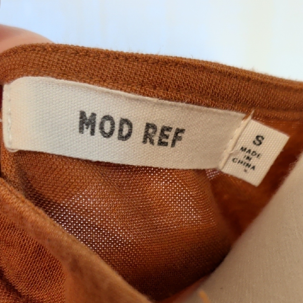 Mod Ref Tan Midi Shift Dress - Picture 8 of 9